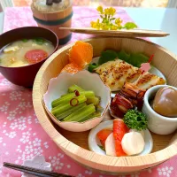 木桶お花見弁当|サミカさん