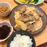 豚ロースしょうが焼き| ふくながさん