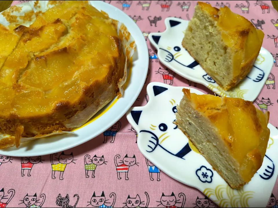 🍎りんごとバナナのケーキ🍌|みよぱさん
