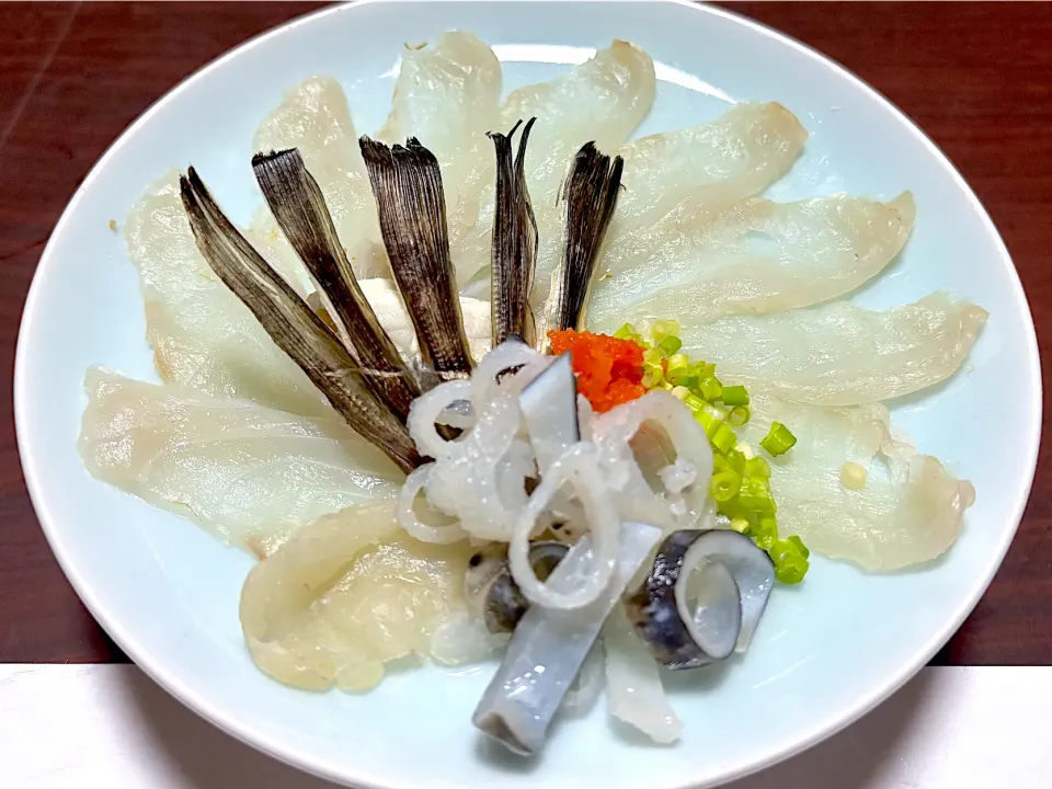 ⑤4月2日・［お寿司コース🍣］・フグ🐡刺し😋✨|山勝さん