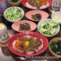 金曜どんぶり晩ごはん🌃| マイコさん