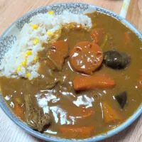 長女とクッキング！大豆ミートカレー|あいあいさん