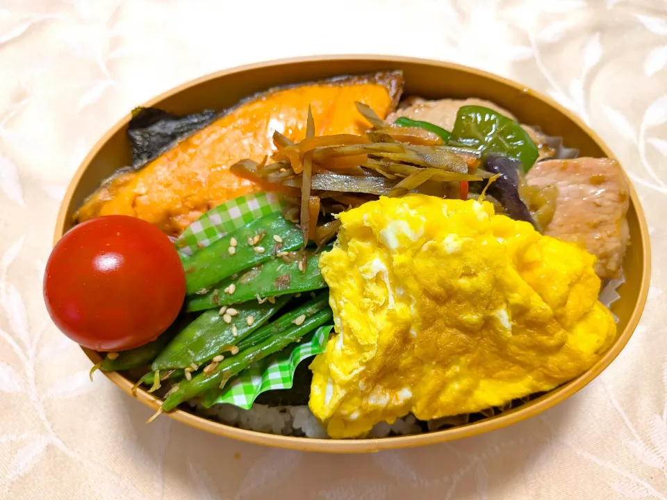 4/4のお弁当　海苔弁当🍱|卯月さん