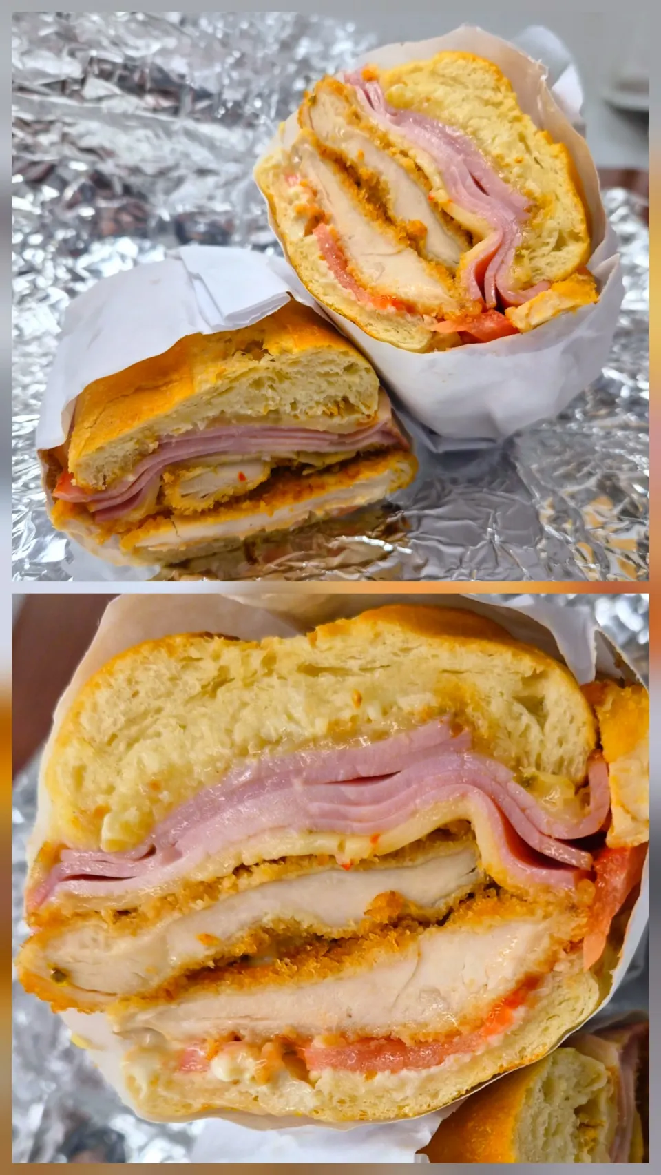 CHICKEN CUTLET & HAM SANDWICH|J. PARKさん