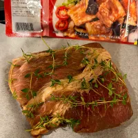 メインディップ豚バラなすのバルサミコ炒めで♪ローストポーク|高野豆腐さん