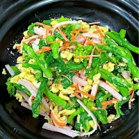 炒り卵と菜の花のサラダ|miyuさん