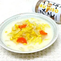 白菜の豆乳みそスープ|marichさん