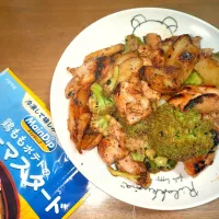 鶏ももポテトのハニーマスタード|さと♂さん