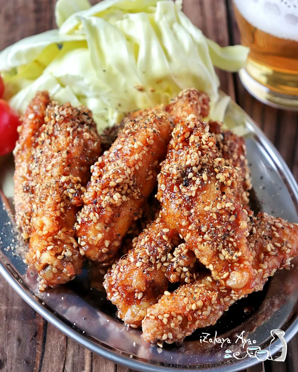🌱居酒屋風【甘辛手羽中唐揚げ】🌱|ayaoさん
