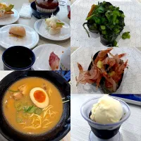 はま寿司　高菜軍艦　桜エビ軍艦　コーヒーゼリー　豚骨醤油らーめん|るみおんさん