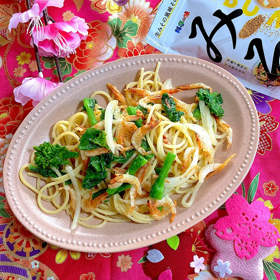 桜エビと春野菜のパスタ🌸|ringonamaさん