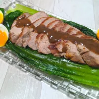 魚焼きグリルde豚ヒレ肉🐽の焼き豚