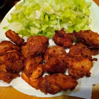 オーブンでノンフライ醤油味のから揚げ|めぐさん