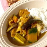 大豆お肉でカレー🍛