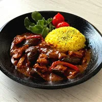 大豆のお肉(スライス)とナスのカレー|tap.rinさん