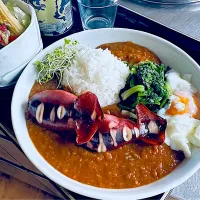 イカが泳ぐシーフードカレー|くまちゃんさん