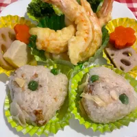 お花見弁当をイメージして作りました|めんちゃんさん