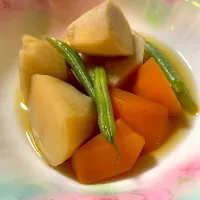 里芋とにんじんの煮物|心に七つの傷の男さん