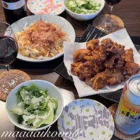唐揚げパーティー🥳🧡|マイコさん