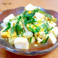 野蒜の卵とじ| パパ氏さん