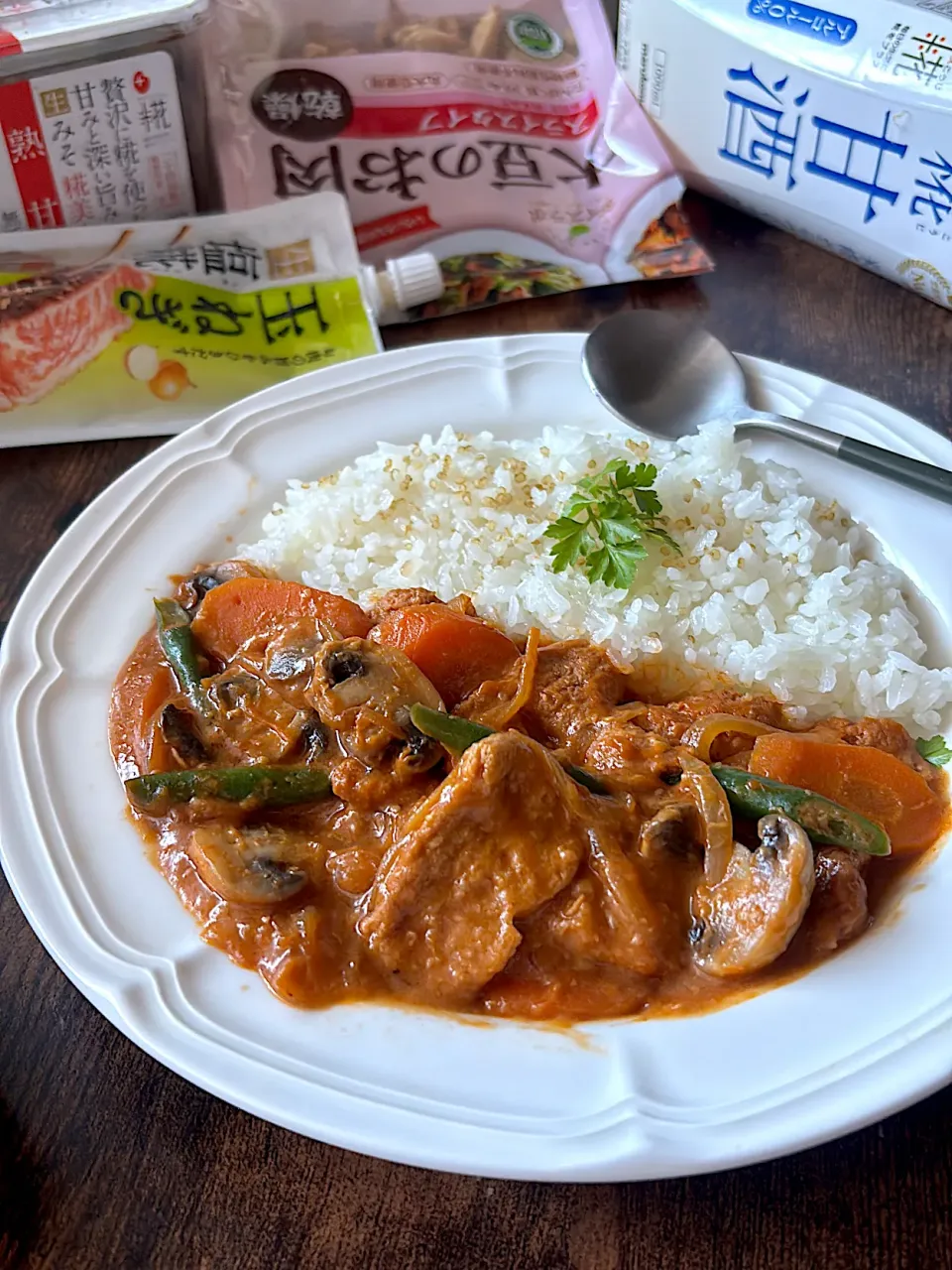 大豆のお肉でハヤシライス|とんちんさん