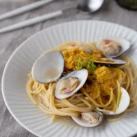 カラスミはまぐりパスタ| 葉月さん