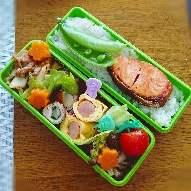 粒みそで回鍋肉風炒め物なお弁当|Reikoさん