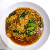 Sizzling Yee Mee without hot plate| AJ Nさん