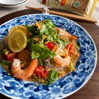 大豆のお肉ミンチトッピング☆ヤムウンセン| スイーツポテトさん