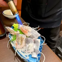 太刀魚炙り刺身|こいちさん