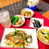 【主菜】揚げカレイのあんかけ|シュビラさん
