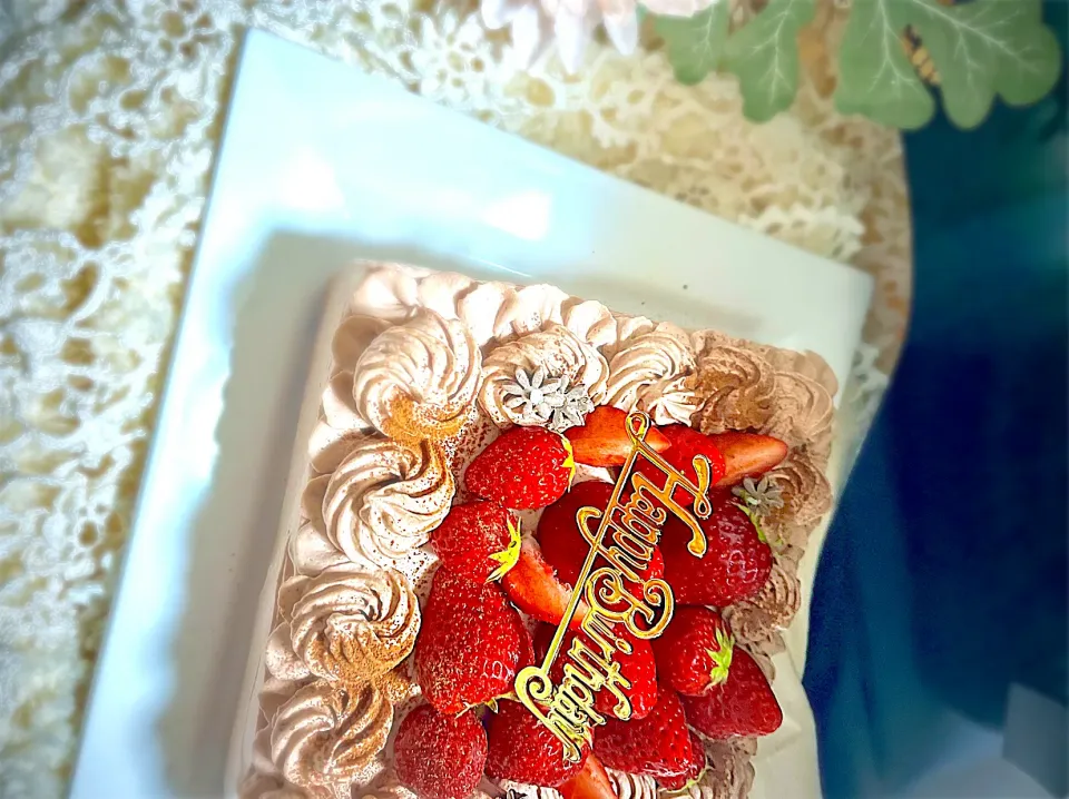 Happy　happy　Birthday　cake🍓|U・x・Uchokoさん