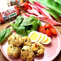 鶏ひき肉のガパオ風ミートボール|めいめいさん