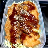 チキンカツ弁当╰(*´︶`*)╯♡| ちゃびきゅさん