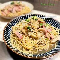 きのことベーコンの和風パスタ|亜矢子さん