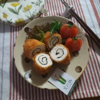 ササミのくるくる巻き🐔お弁当用😃|ナオミさん