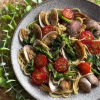 菜花とあさりの春パスタ|MAPITEEさん