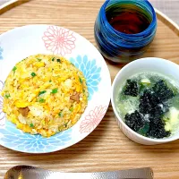 昼食 チャーハン|ふわふわさん
