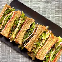 サニーレタスたっぷりのスパイシーお花見サンド|栃倉 直人さん