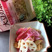 大豆のお肉甘酢漬け|akkiyさん