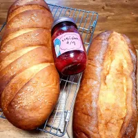 🥖でかパン＆いちごジャム🍓|ゆきさんさん