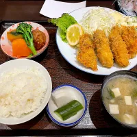 カキフライ定食（並）　ライス小盛り| こいちさん