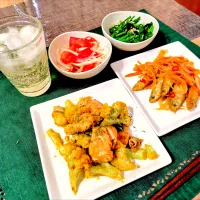 【主菜】塩鮭とカリフラワーのカレー炒め|シュビラさん