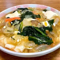 具沢山ユッケジャン風春雨🍀|まいりさん