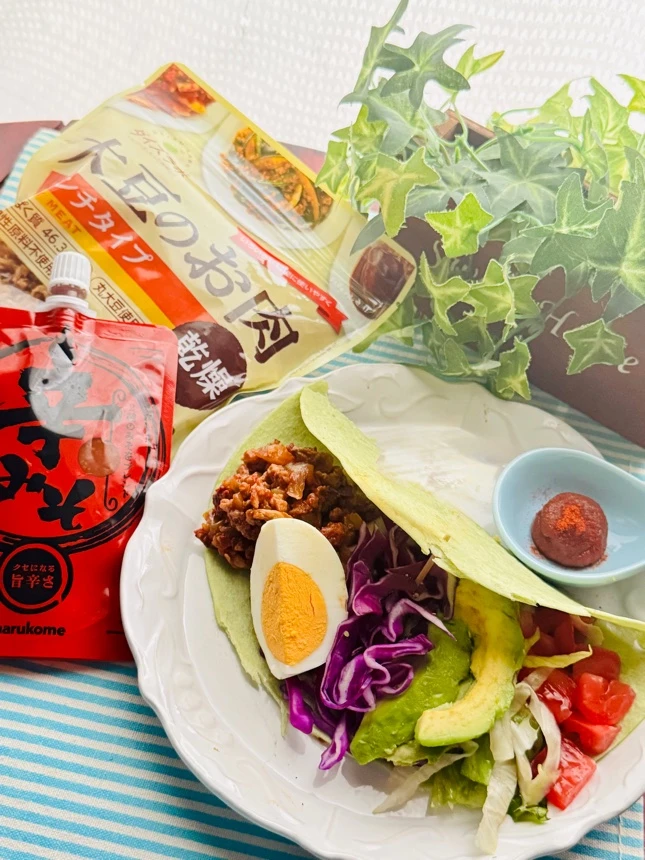 大豆のお肉でヘルシートルティーヤ💕|🌺🌺Foodie🌺🌺さん