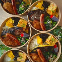 菜の花のわさび合え弁当| みゆき𐤔(◍´͈ ᵕ `͈ ◍)𐤔さん