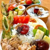 家族お弁当🍱⸜(๑⃙⃘'ᵕ'๑⃙⃘)⸝⋆︎*❤️|ふみぃさん