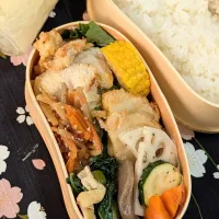 本日のお弁当〜とり天弁当|f.1125beさん
