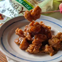 湯戻し不要の味しみレシピ番外篇♪みたらし団子風のお茶請け