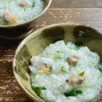 アサリとクレソンのお粥|七海さん